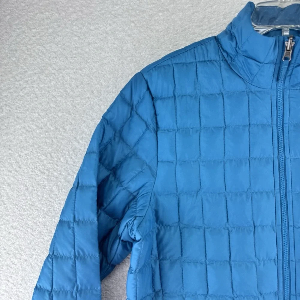 The North Face Thermoball Insulated Puffer Jacket Mens Small Digital Steel Blue